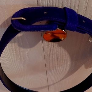 Brabd New 37" Purple Suede Belt